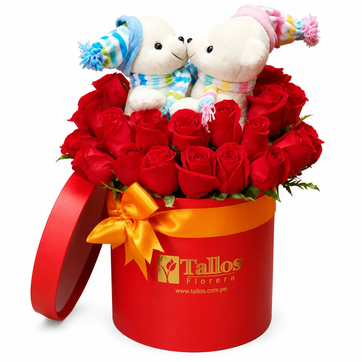 enamorados en box con flores para regalo romántico delivery de flores en Lima